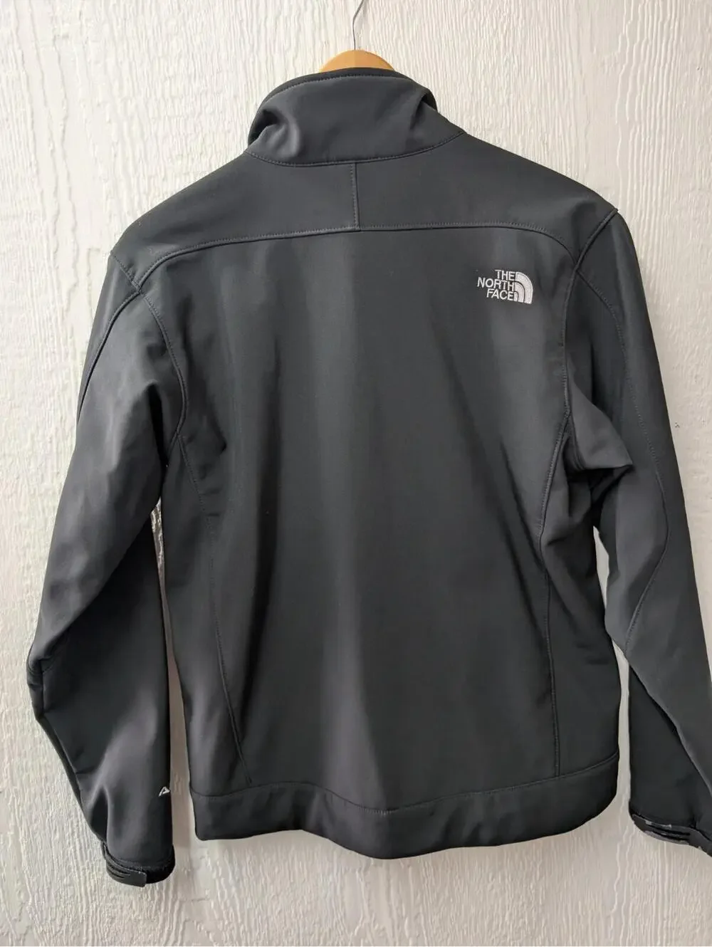 The North Face Black Apex Softshell Jacket Full Zip Coat Men's Size Small